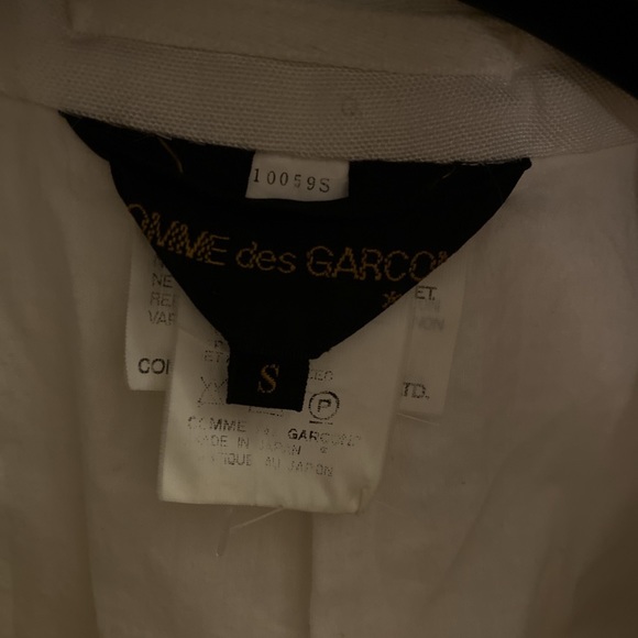 Comme des Garçons white blazer - Picture 2 of 4